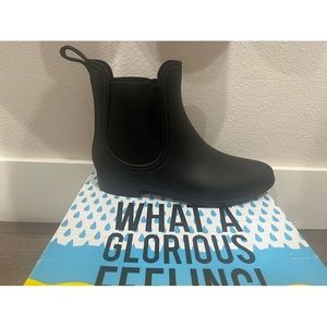 jeffrey campbell chelsea matte black boot size 6